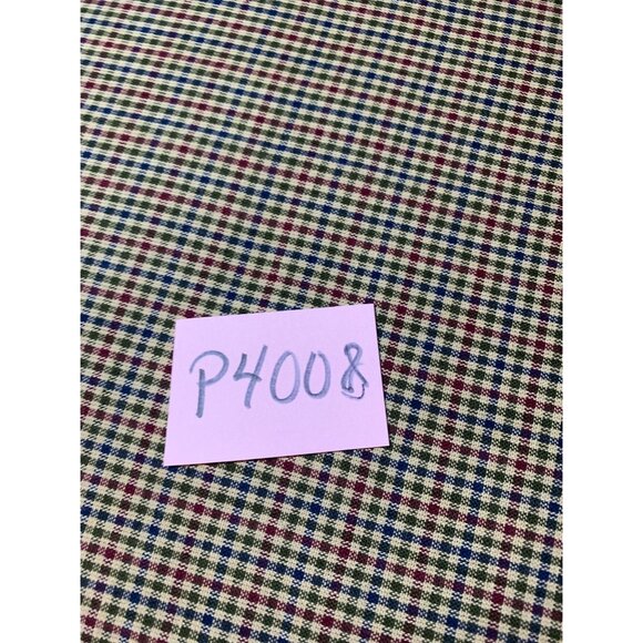 Blue & Red Plaid Cotton Fabric 1/2 Yard 42" Wide For Sewing & Crafting - Picture 5 of 5
